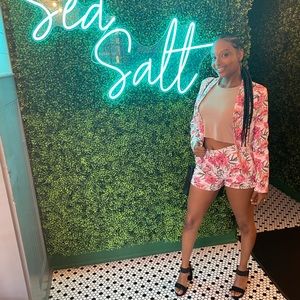 Fashion nova blazer and shorts set